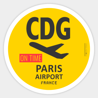 Paris id T Sticker